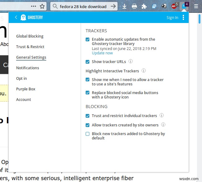 Ghostery - สายตาของผู้ติดตามจับจ้องมาที่คุณ