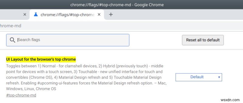 เปลี่ยนธีม UI ใน Google Chrome 69