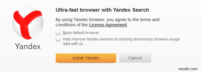 รีวิวเบราว์เซอร์ Yandex