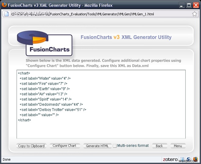 สร้างกราฟที่สวยงามด้วย FusionCharts