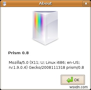 Mozilla Prism - เบราว์เซอร์เฉพาะไซต์