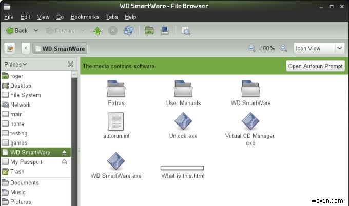 วิธีลบพาร์ติชัน Virtual CD (VCD) ที่ซ่อนอยู่ในดิสก์ภายนอกของ Western Digital