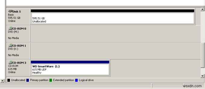 วิธีลบพาร์ติชัน Virtual CD (VCD) ที่ซ่อนอยู่ในดิสก์ภายนอกของ Western Digital