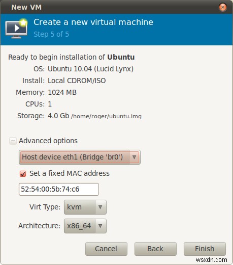 วิธีตั้งค่าเครือข่ายบริดจ์ใน KVM - บทช่วยสอน