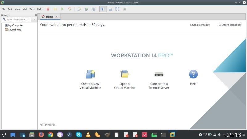 VMware Workstation 14 - กว้างขวางและมีราคาแพง