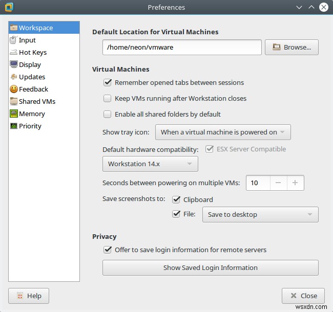 VMware Workstation 14 - กว้างขวางและมีราคาแพง