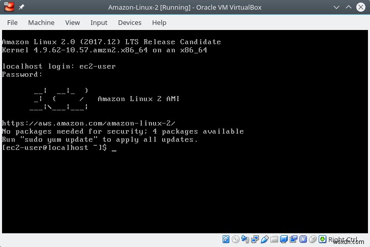 Amazon Linux 2 - ใครขโมยชีสของฉันไป