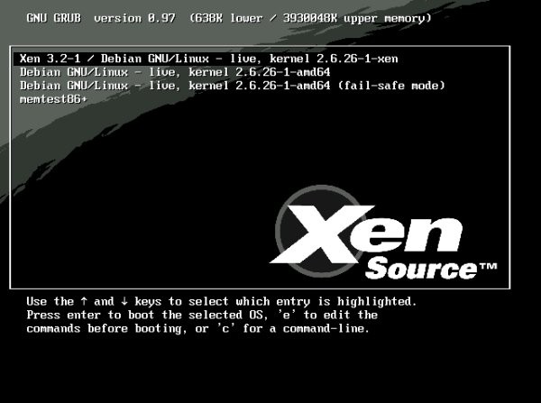 สำรวจ Xen virtualization ด้วย Xen Live CD