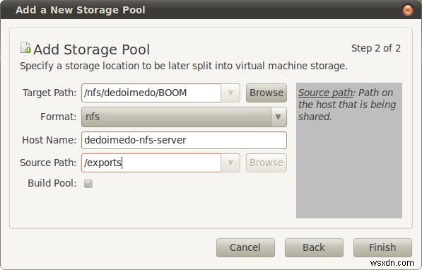 วิธีจัดการพื้นที่เก็บข้อมูลใน KVM - บทช่วยสอน