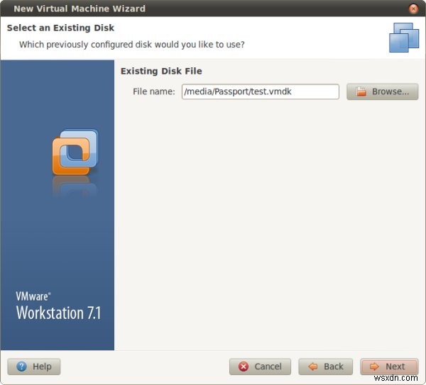 วิธีแปลง VirtualBox VDI เป็นดิสก์ VMware VMDK