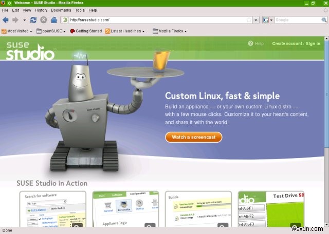 SUSE Studio - สร้าง Linux ของคุณเอง