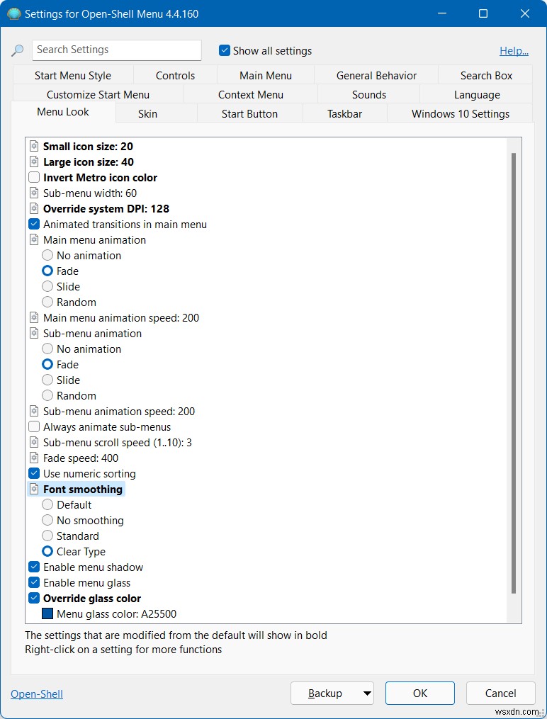 วิธีใช้เมนูคลาสสิกใน Windows 11 ด้วย Open-Shell