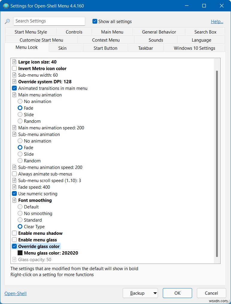 วิธีใช้เมนูคลาสสิกใน Windows 11 ด้วย Open-Shell