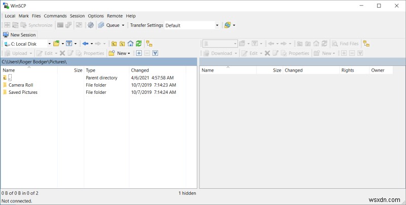 WinSCP - ไคลเอนต์ FTP ที่มีความสามารถและมีประโยชน์