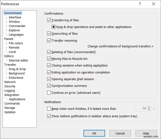 WinSCP - ไคลเอนต์ FTP ที่มีความสามารถและมีประโยชน์