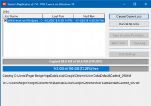 Karens Replicator - ทำงานบน Windows 10 อีกครั้ง