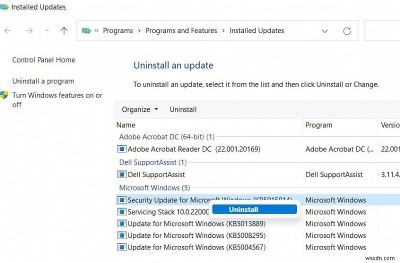 Windows 11:วิธีถอนการติดตั้ง Windows Update (4 วิธี)