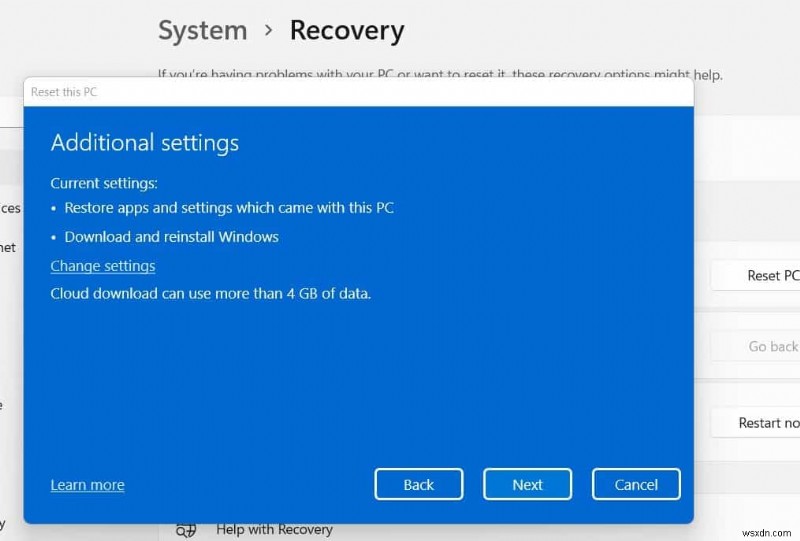 3 วิธีในการ Factory Reset windows 11 โดยไม่สูญเสียข้อมูล 