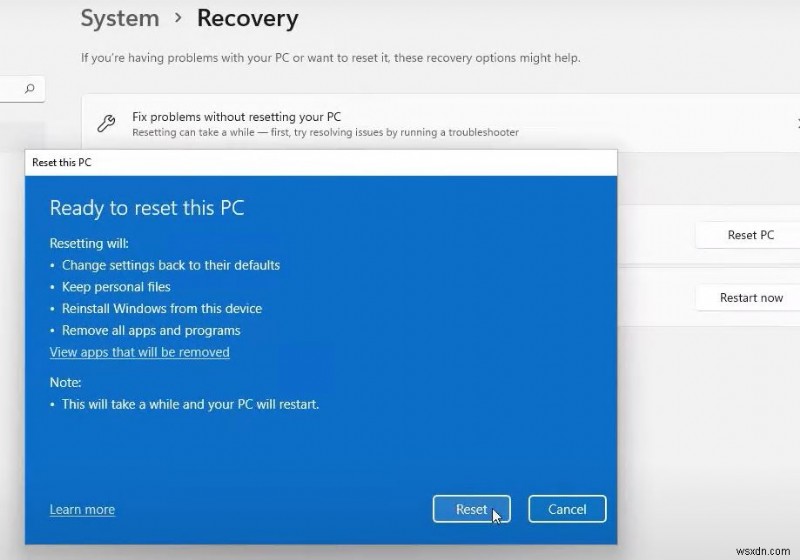 3 วิธีในการ Factory Reset windows 11 โดยไม่สูญเสียข้อมูล 