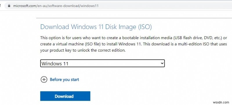 วิธีดาวน์โหลด ISO Windows 11 อย่างเป็นทางการจาก Microsoft