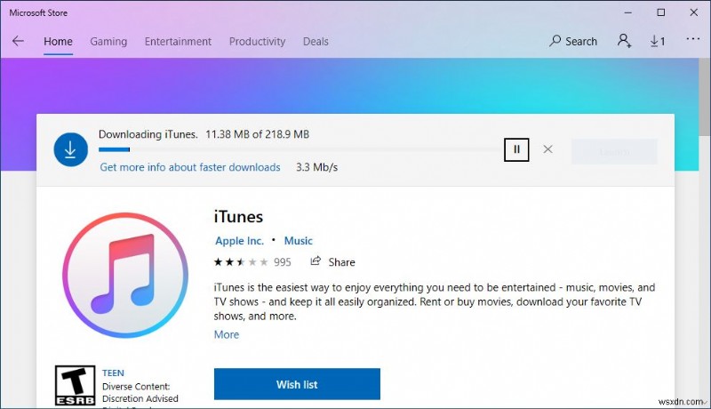 วิธีดาวน์โหลดและติดตั้ง iTunes สำหรับ windows 10