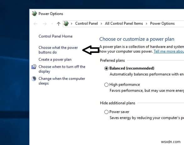 วิธีเปิดหรือปิดตัวเลือก Hibernate ใน Windows 10