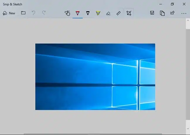 วิธีจับภาพหน้าจอด้วย Snip &Sketch ใน Windows 10 เวอร์ชัน 2004