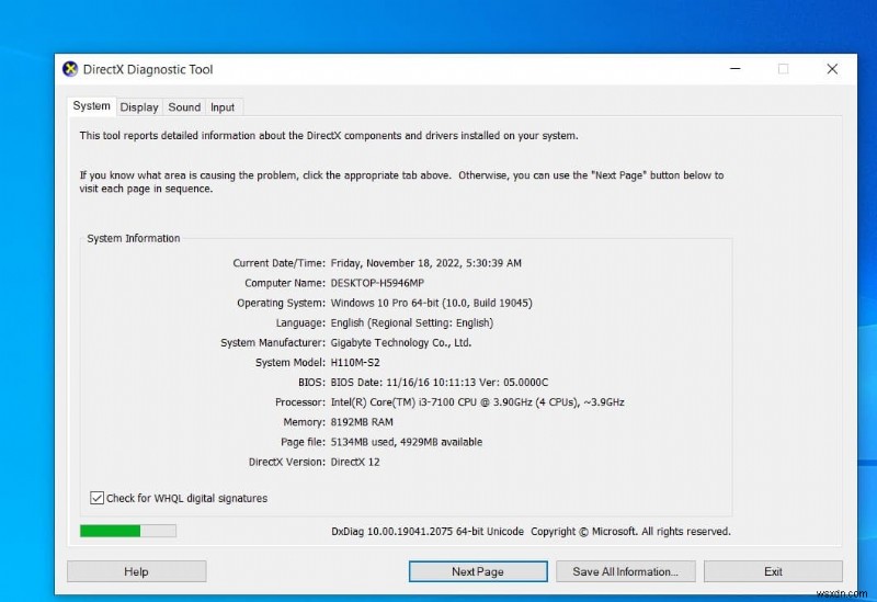 วินิจฉัยและแก้ไขข้อผิดพลาด Directx 12 บน windows 10