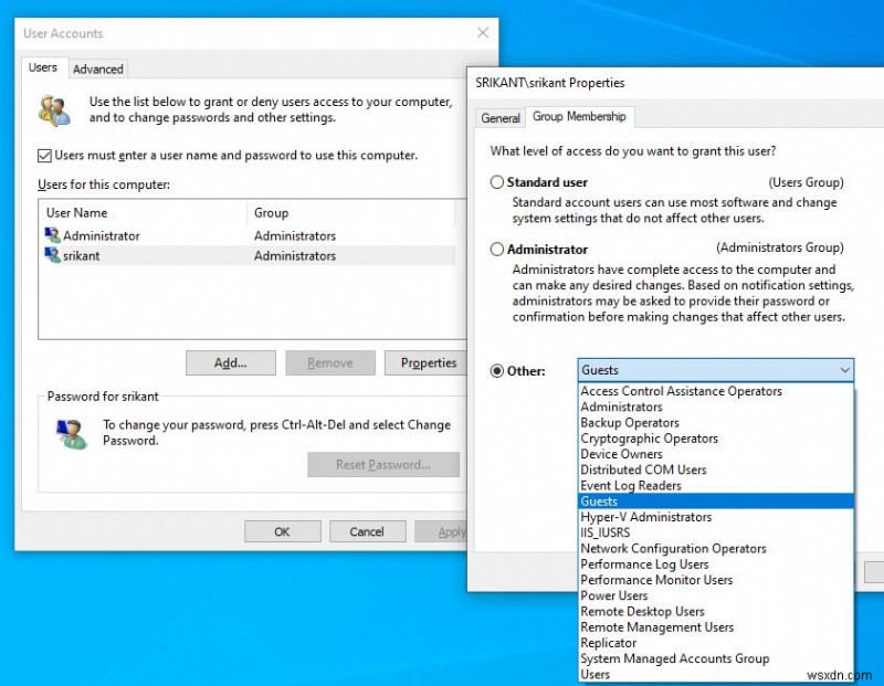วิธีต่างๆ ในการเปิดใช้งานบัญชีผู้ใช้ทั่วไปบน Windows 10
