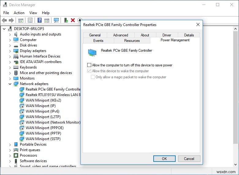 เกตเวย์เริ่มต้นไม่สามารถใช้งานได้หลังการอัปเดต Windows 10 21H2
