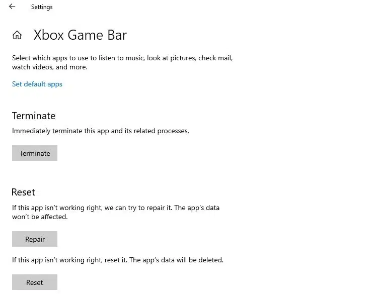 แก้ไขแล้ว:Xbox Game Bar – ข้อผิดพลาด 0x803F8001 บน Windows10