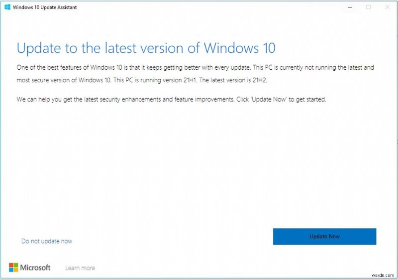 ติดตั้ง Windows 10 เวอร์ชัน 21H2 ไม่สำเร็จ? นี่คือวิธีทำให้ถูกต้อง