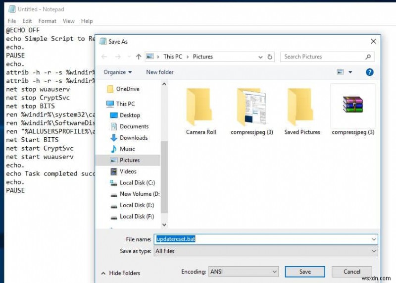 วิธีรีเซ็ตส่วนประกอบ Windows Update บน windows 10 (อัปเดต)