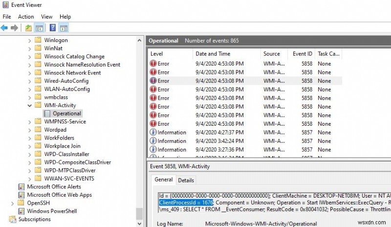 แก้ไขแล้ว:โฮสต์ผู้ให้บริการ WMI (wmiprvse.exe) การใช้งาน CPU สูงใน Windows 10 (2022)