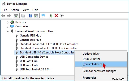 แก้ไขแล้ว:อุปกรณ์ USB ตัดการเชื่อมต่อและเชื่อมต่อใหม่อย่างต่อเนื่องใน Windows 10