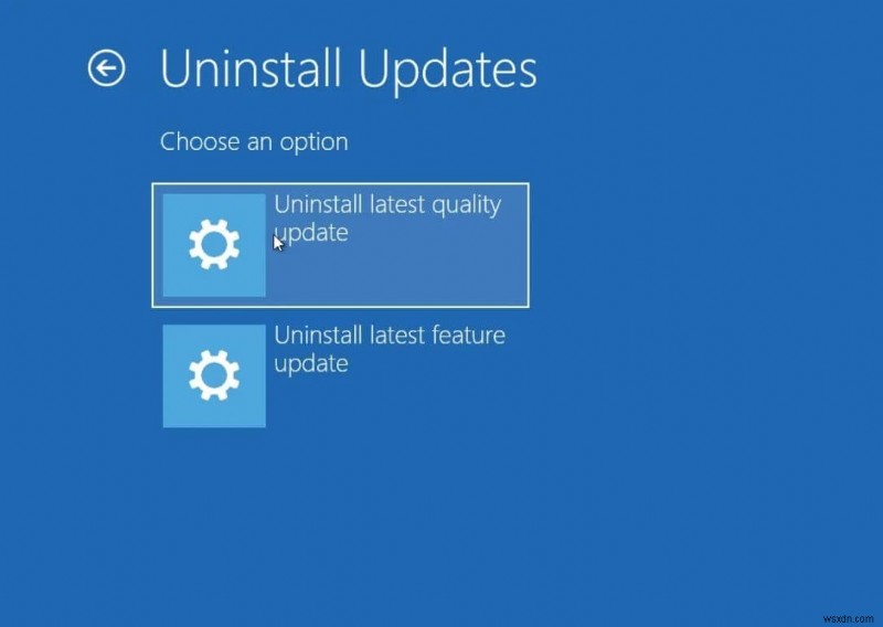 ถอนการติดตั้ง Windows Update ที่มีปัญหาบน Windows 10 (3 วิธีในปี 2022)