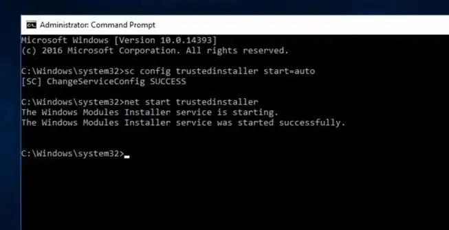 การป้องกันทรัพยากรของ Windows ไม่สามารถเริ่มบริการซ่อมแซม windows 10