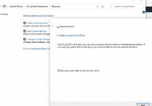 ความแตกต่างระหว่างไดรฟ์กู้คืนและอิมเมจระบบใน Windows 10