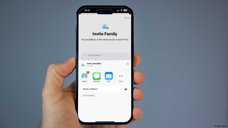 วิธีตั้งค่า Apple Family Sharing บน iPhone