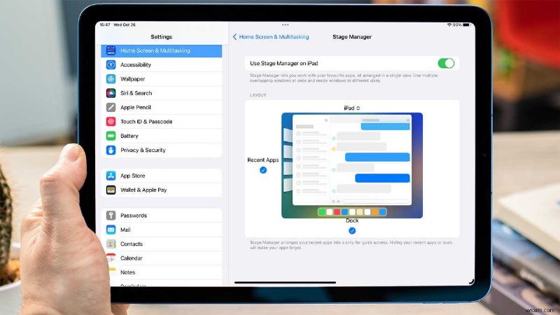 วิธีใช้ Stage Manager บน iPad