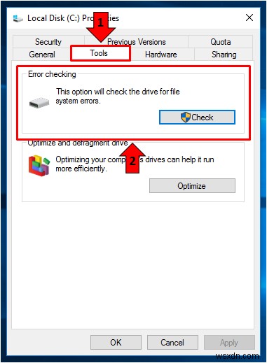 วิธีใช้ยูทิลิตี้ตรวจสอบดิสก์ใน Windows 10