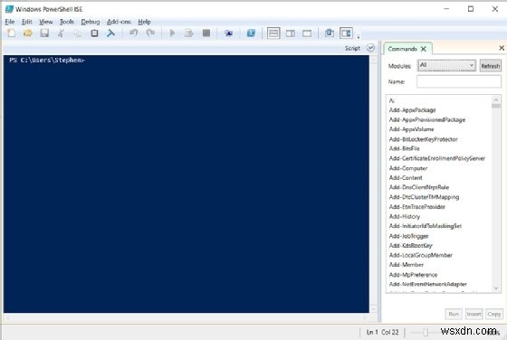 Microsoft PowerShell ISE:สุดยอด IDE การเขียนสคริปต์ Windows 