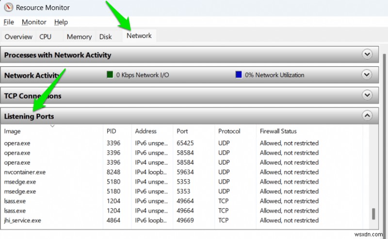 วิธีเปิดเผยว่าแอพใดกำลังใช้พอร์ต Windows ของคุณ 