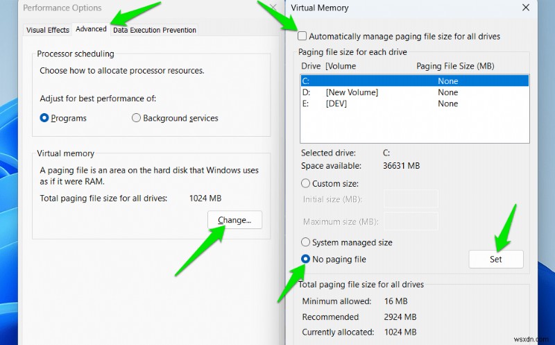 เพิ่มประสิทธิภาพพีซีของคุณ:คู่มือผู้เชี่ยวชาญในการจัดการ Windows Pagefile.sys 