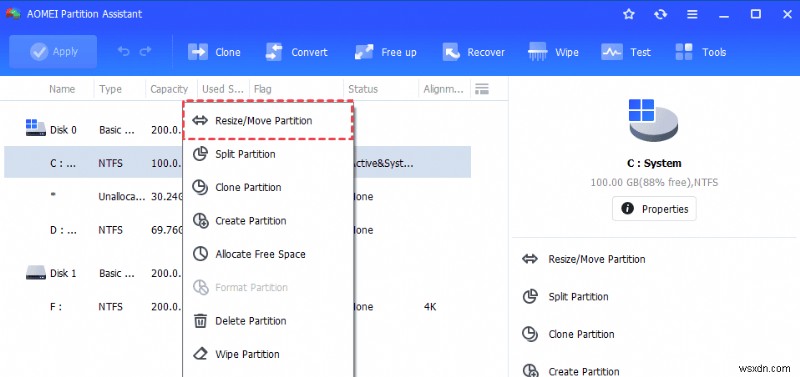 AOMEI Partition Assistant Standard – ดาวน์โหลดฟรีและภาพรวมที่ครอบคลุม 