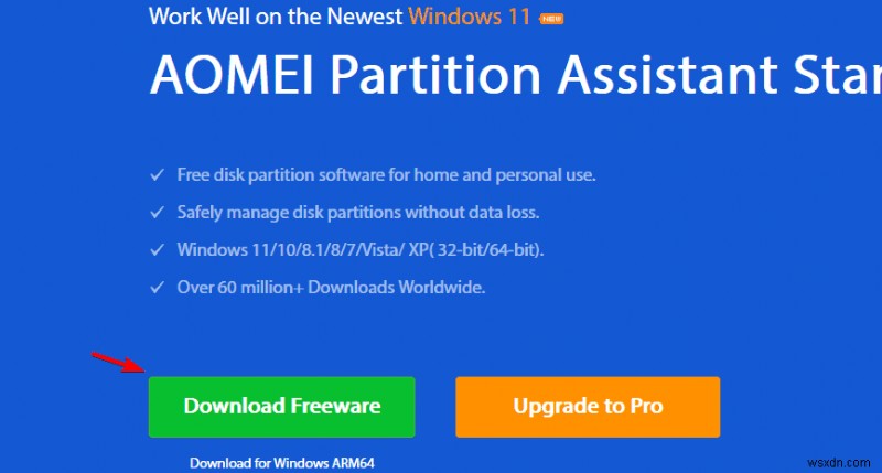AOMEI Partition Assistant Standard – ดาวน์โหลดฟรีและภาพรวมที่ครอบคลุม