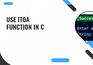 การเรียนรู้ฟังก์ชัน Itoa ใน C:คู่มือปฏิบัติ 