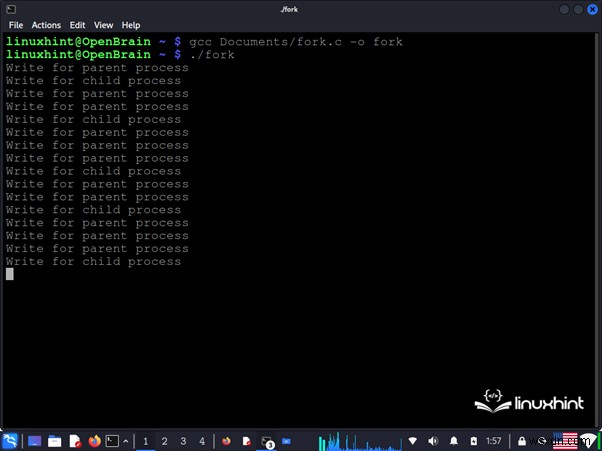 การเรียนรู้ fork() และ exec() ใน C:อธิบายการสร้างและเปลี่ยนกระบวนการ 