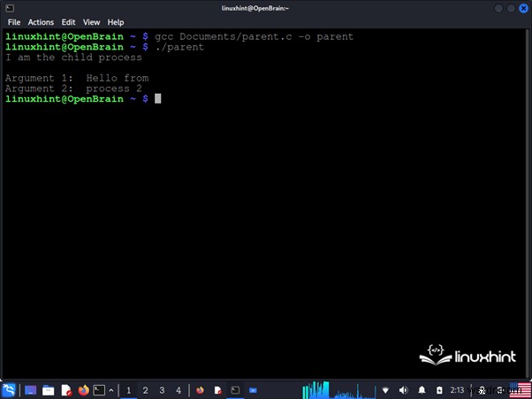 การเรียนรู้ fork() และ exec() ใน C:อธิบายการสร้างและเปลี่ยนกระบวนการ 