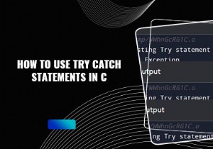 การเรียนรู้การจัดการข้อผิดพลาด Try-Catch ใน C:คู่มือปฏิบัติ 
